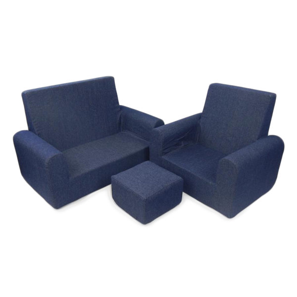 Fun Furnishings 3 Piece Kids Sofa Chair And Ottoman Set Reviews Fun Furnishings 3 Piece Kids Sofa Chair And Ottoman Set Reviews Wayfair