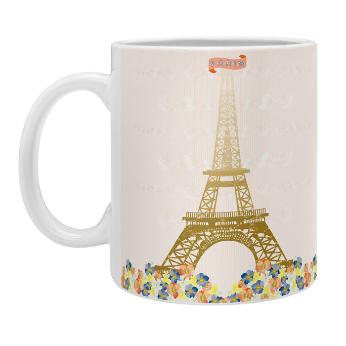 East Urban Home Paris Eiffel Tower Coffee Mug Reviews Wayfair Paris Eiffel Tower Coffee Mug