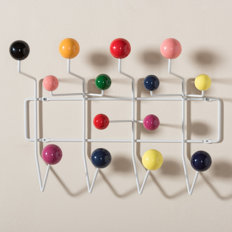 Ebern Designs Bilokur Mid Century Modern Wall Mounted Coat Rack Bilokur Mid Century Modern Wall Mounted Coat Rack