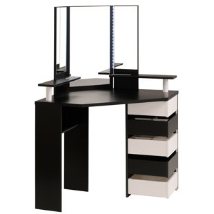 Corner Makeup Vanity Table Wayfair Ca Save