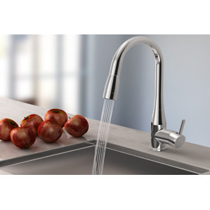 Symmons Sereno Single Handle Deck Mounted Kitchen Faucet