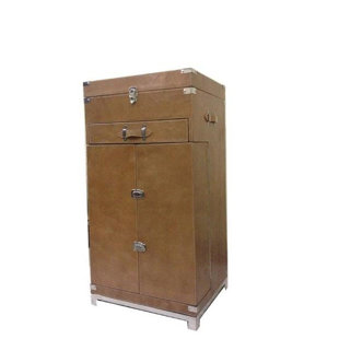 Steamer Trunk Bar Cabinet Wayfair Na Leather Bar Cabinet