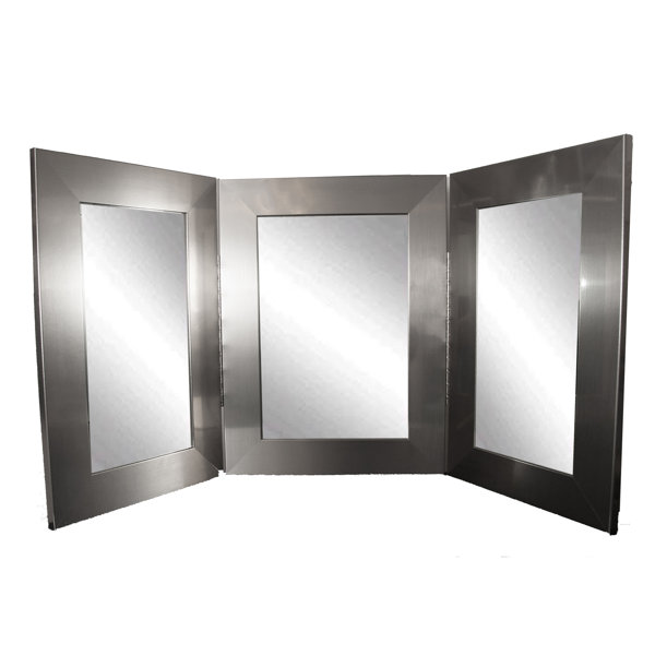 Brandtworksllc Trifold Bathroom Vanity Mirror Wayfair