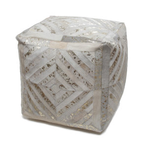 Pouf Spark 400 aus Leder von Kayoom
