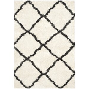 Charmain Ivory/Charcoal Area Rug