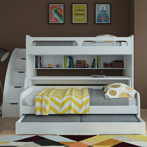 Bel Mondo Twin Bunk Bed with Trundle by Multimo