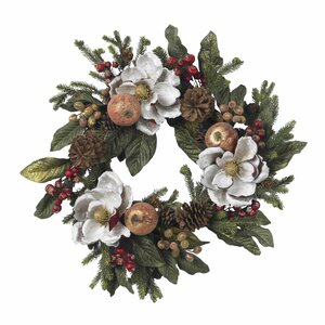 Magnolia Pinecone & Berry Wreath