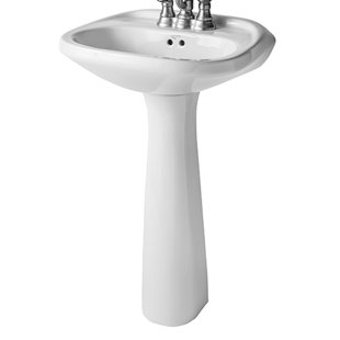 Mansfield Plumbing Products Bathroom Sinks You Ll Love Wayfair Save Mansfield Plumbing Products Verona Vitreous China Pedestal Bathroom Sink