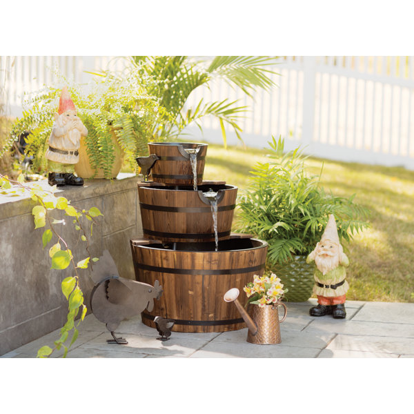 Wine Barrel Fountain Wayfair
