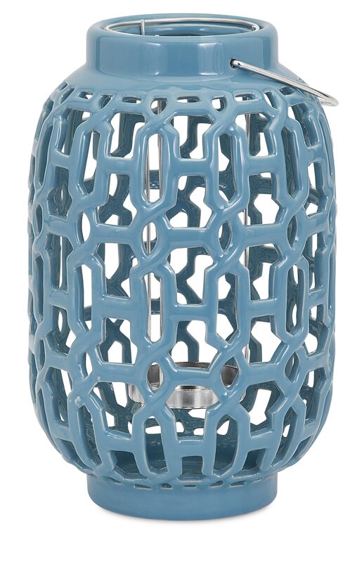 Woodland Imports Essentials Ceramic Lantern & Reviews | Wayfair