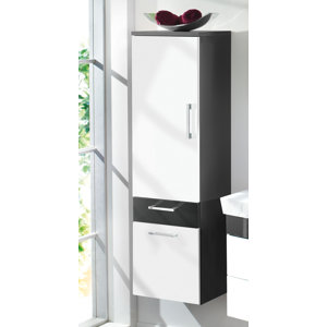 40 x 134,5 cm Badschrank Adelano von Belfry Bath..