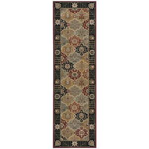 Bollitree Black Area Rug