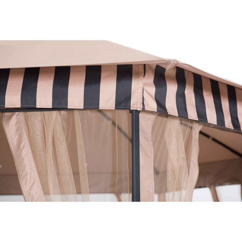 Sunjoy Meijer 10 Ft. W x 12 Ft. D Steel Patio Gazebo & Reviews Wayfair