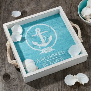 Anchored in Love Wedding Serving Tray