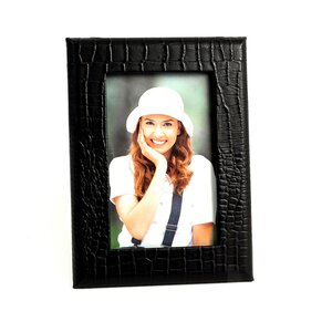 Croco Leather Picture Frame