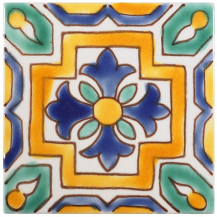 Spanish Ceramic Tile Wayfair Leighton 4 X Ceramic Tile