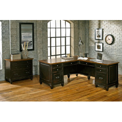 kathy ireland homemartin furniture hartford 3 piece l-shaped kathy ireland homemartin furniture hartford 3 piece l-shaped