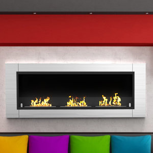 Kelling Ventless Recessed Wall Mounted Bio-Ethanol Fireplace