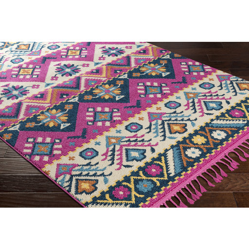 Bungalow Rose Kaliska Boho Southwestern Tle Pink Teal Area Rug Kaliska Boho Southwestern Tle Pink Teal Area Rug
