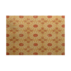 Soluri Gold / Orange Indoor/Outdoor Area Rug