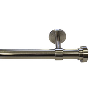 End Cap Single Curtain Rod Wayfair Quickview