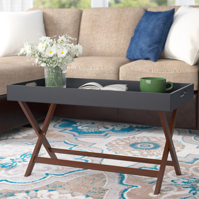 Andover Mills Lockheart Coffee Table With Removable Tray Wayfair Lockheart Coffee Table With Removable Tray