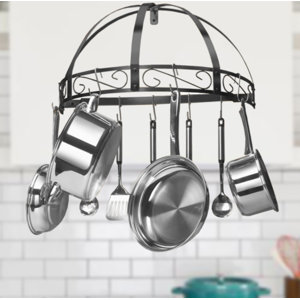 Classicor Series Wrought-Iron Semicircle Pot Rack