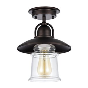 Bouvet 1-Light Semi-Flush Mount