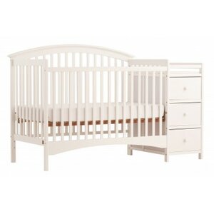 Bradford 4-in-1 Convertible Crib and Changer Combo