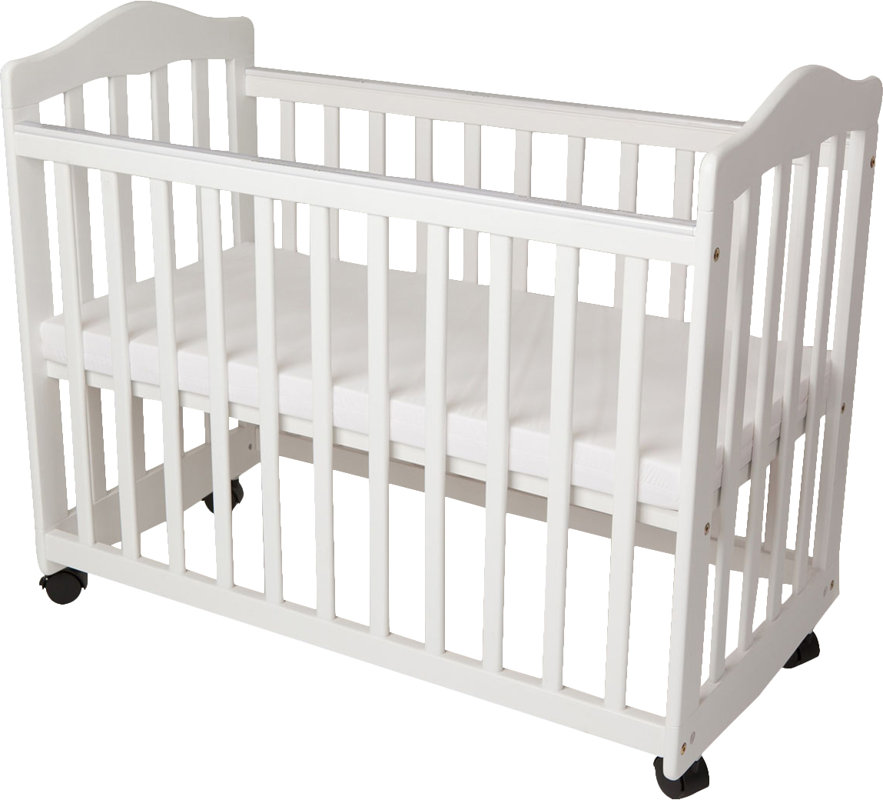 L.A. Baby Bedside Manor Compact Cradle Crib with Mattress & Reviews