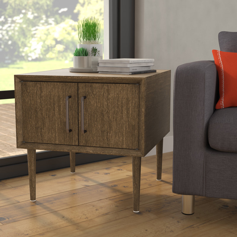 Langley Street Napoleon End Table With Storage Reviews Wayfair Trending Searches