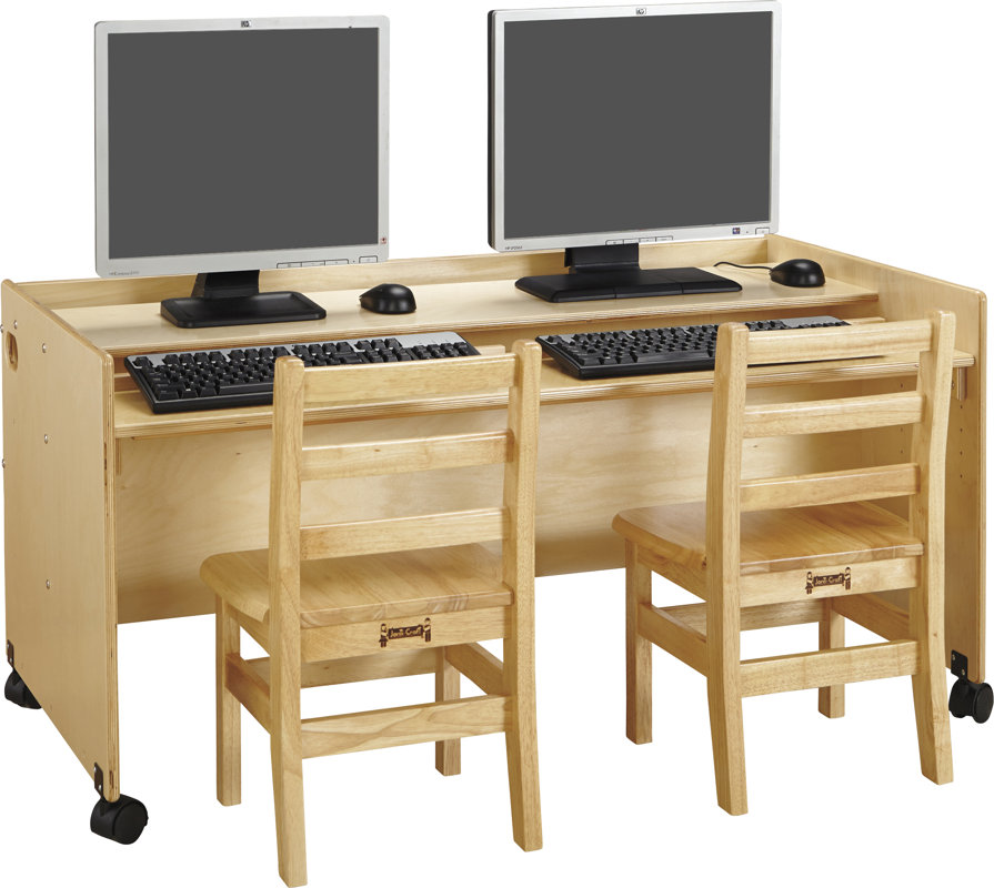JontiCraft Enterprise Wood 24" Student Computer Desk & Reviews Wayfair