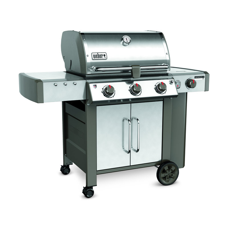 Weber Genesis Ii Lx S 340 3 Burner Propane Gas Grill With Side Genesis Ii Lx S 340 3 Burner Propane Gas Grill With Side
