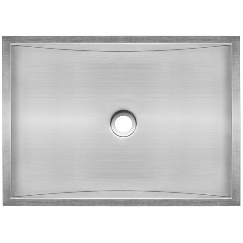 Ticor Sinks Belfast Series Stainless Steel Rectangular Undermount Belfast Series Stainless Steel Rectangular Undermount Bathroom Sink