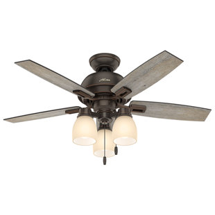 Small Flush Mount Ceiling Fan Wayfair 44 Donegan 5 Blade Ceiling Fan