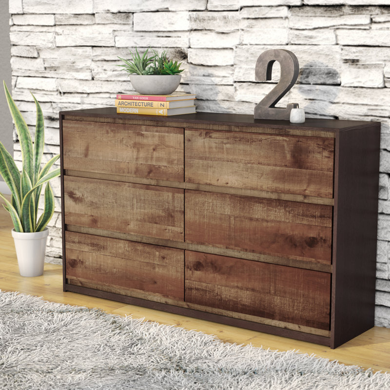T Austin Design Taumsauk 6 Drawer Dresser Reviews Wayfair Taumsauk 6 Drawer Dresser