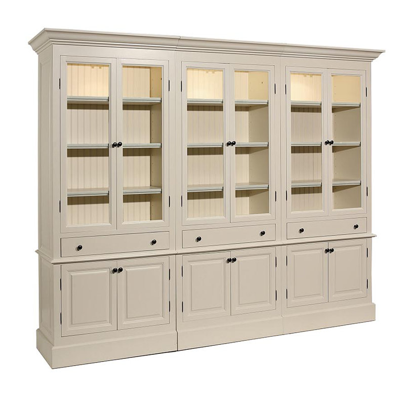 A&E Wood Designs French Restoration Manchester Bookcase Wayfair