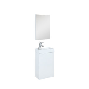 Zoll 40 cm Wandmontierter Waschtisch Selina mit ..