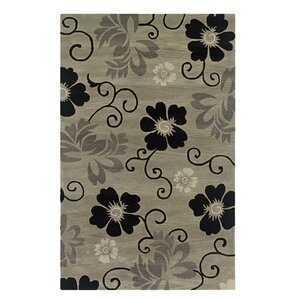 Vaikom Hand-Tufted Pewter Area Rug