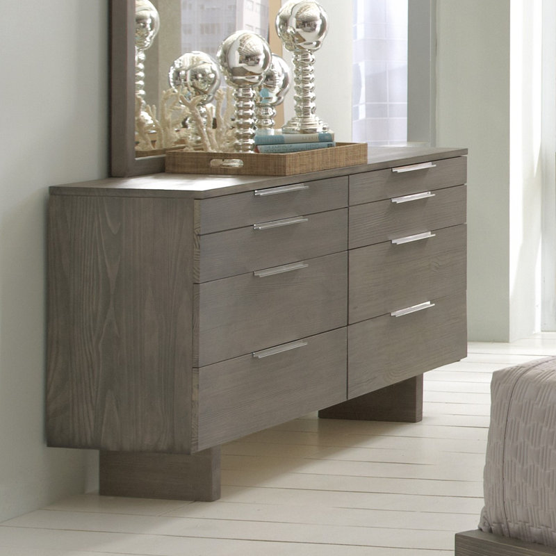 Orren Ellis Mell 8 Drawer Double Dresser & Reviews Wayfair