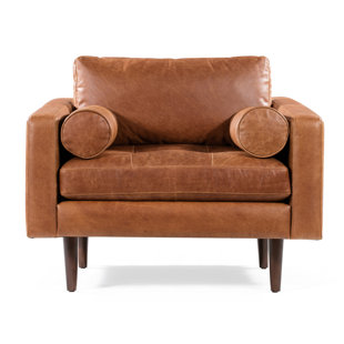 Tan Leather Club Chair Wayfair Kate Club Chair