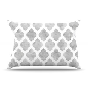 Shultz 'Gray Moroccan' Pillow Case