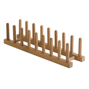 Bamboo Plate Rack