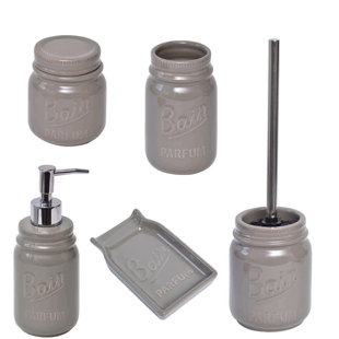 Taupe Bathroom Accessories Wayfair