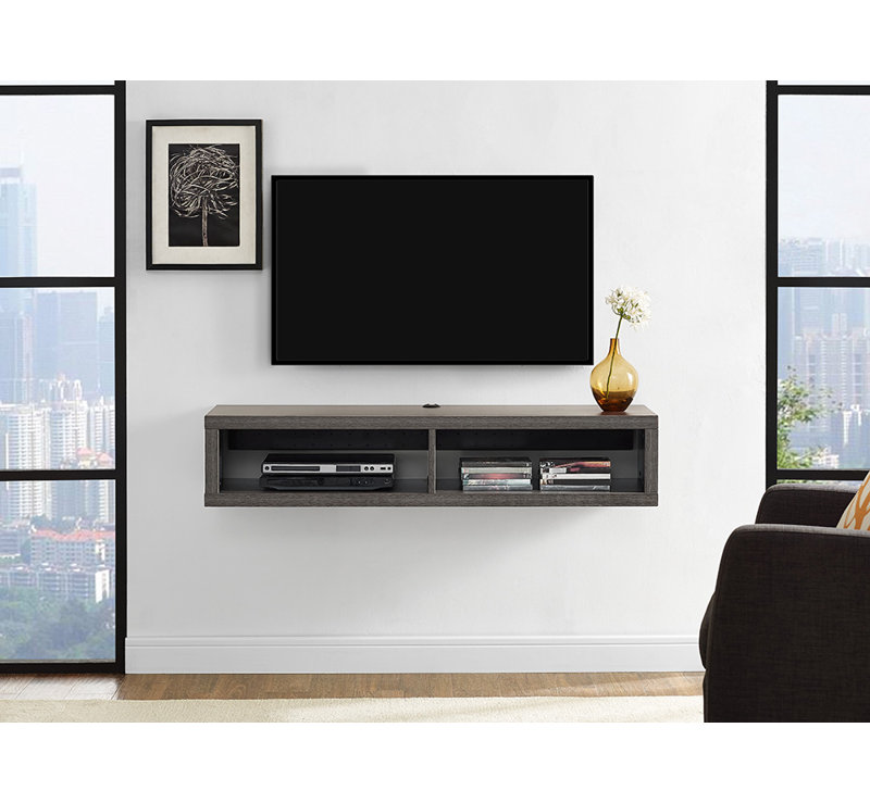 Wayfair Martin Home Furnishings Shallow Wall Mounted Tv Stand For Shallow Wall Mounted Tv Stand For Tvs Up To 49