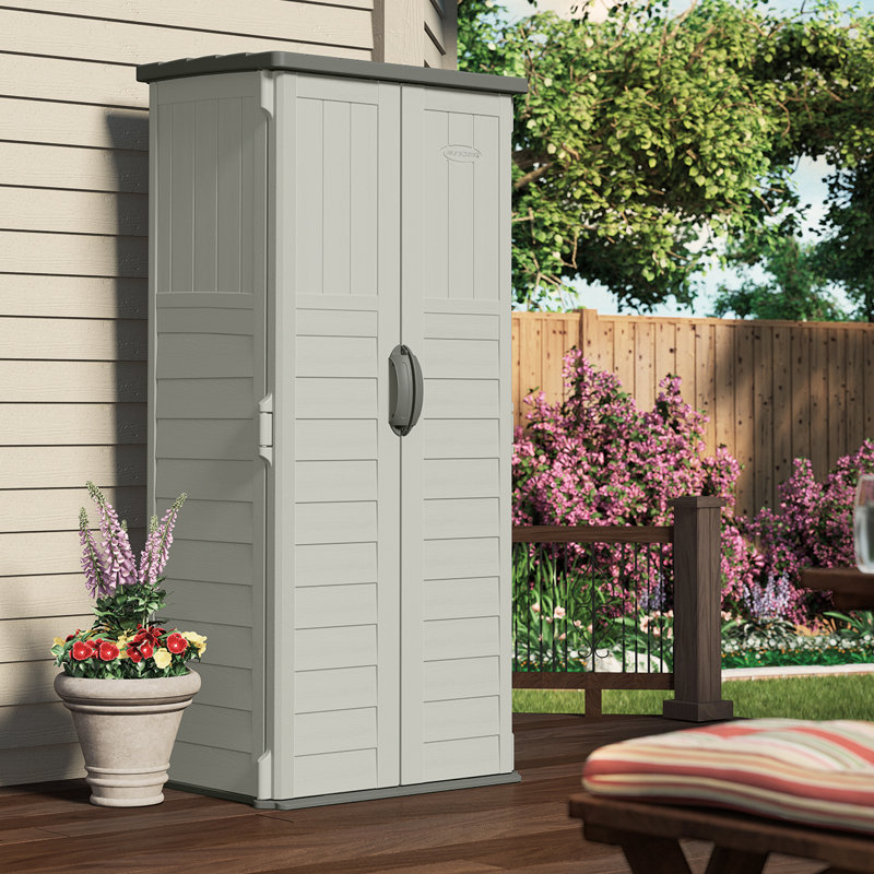 suncast 2 ft. 8 in. w x 2 ft. 2 in. d plastic vertical