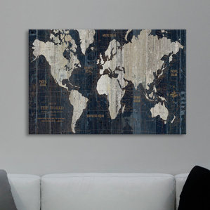 Wall Art World Map top picks: map wall art you'll love | wayfair Wall Art World Map top picks: map wall art you'll love | wayfair
