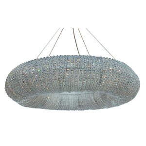 Ring 10-Light Crystal Chandelier