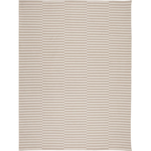 Orwell Hand-Woven Cotton Ivory/Light Gray Area Rug