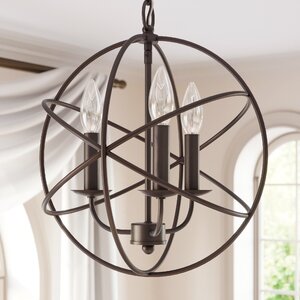 Nickerson 3-Light Candle-Style Chandelier